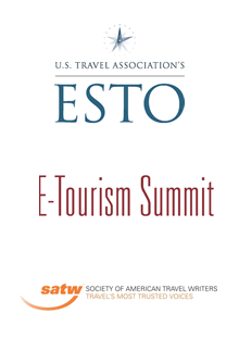 Mo Sherifdeen and Troy Thompson have presented at ESTO, the E-Tourism Summit, SATW among others.